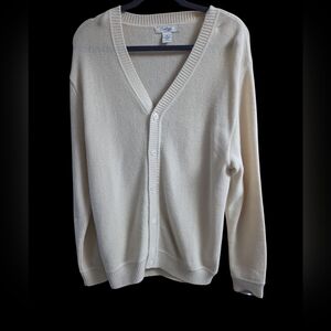Men's Turnbury 100% Baby Alpaca Beige Cardigan